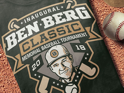 Ben Berg Classic baseball bb13 t shirt design