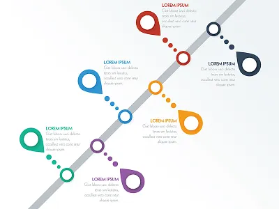 Infograph, Style 3 flat design graphs illustration illustrator infograph