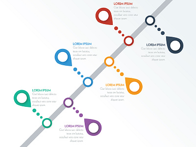 Infograph, Style 3 flat design graphs illustration illustrator infograph