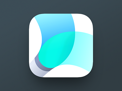 Paint App Icon app icon blue brush editor gradation green icon paint