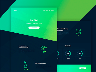 Energy Research design uiux web