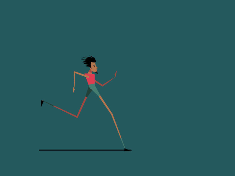 Crowd crowd dribbble gif group hurdle jump people run