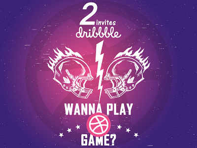 2 Dribbble Invites app best creative design dribbble invite game invite join player shots ui