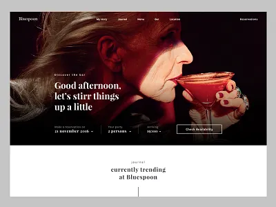 Bluespoon 1/3 branding digital design interaction design ui webdesign