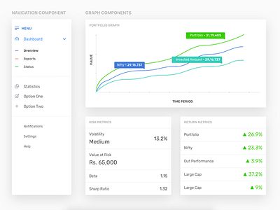 UI Components clean components fintech minimal sketch ui ux