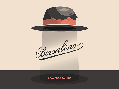 #SaveBorsalino borsalino digital fashion hat illustration illustrator madeinitaly vector