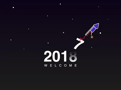 Happy New Year's Eve 🎆 fireworks flat helvetica illustrator logo new years eve nye skynight star tipography welcome