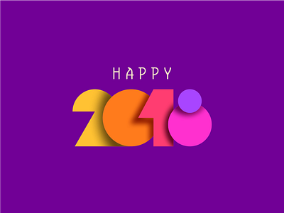 HAPPY 2018 2018 art happy