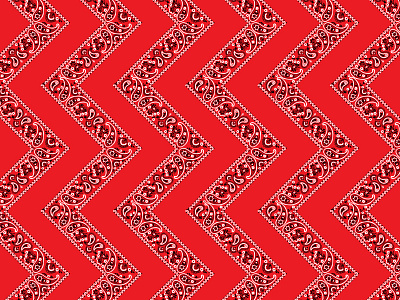 Bandana Chevron Pattern bandana chevron country pattern red surface design vector