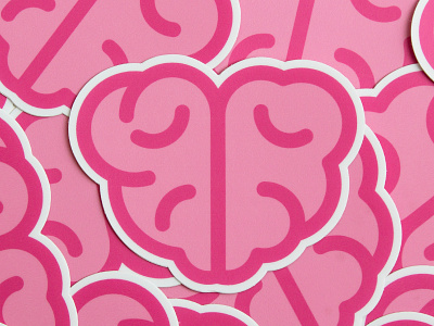 Mental Health Awareness Sticker awareness brain heart icon mental health mental illness sticker