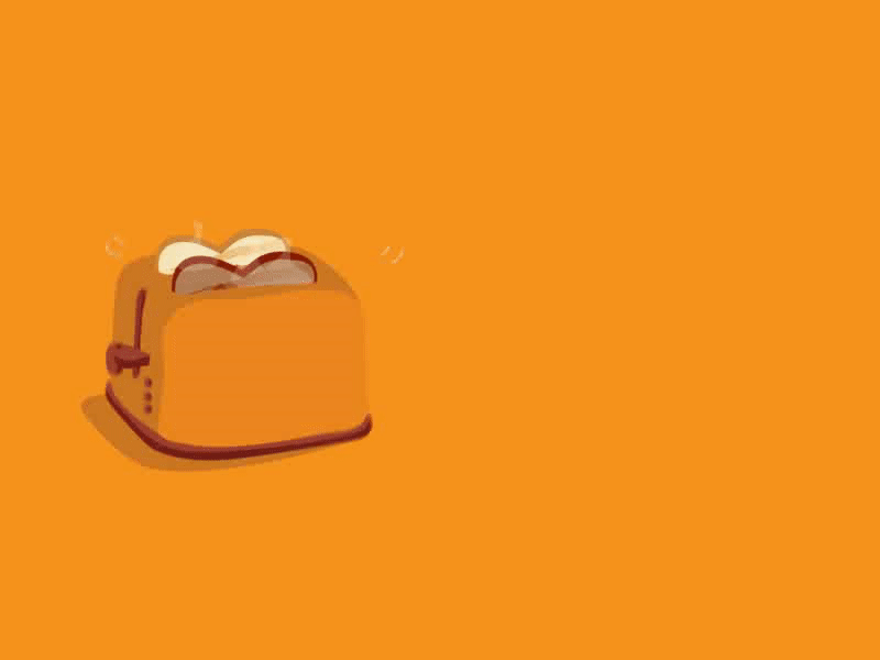 Happy New year 2018 animation gif motion graphics new year orange