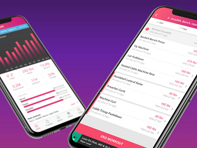 Powerlifting Companion App exercise ios lifting mobile stats tracking ui ux weights workout