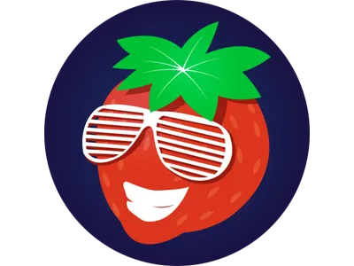 Strawberryspeedruns commission logo streamer