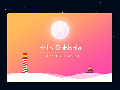 First Shot debut shot first shot hello dribbble