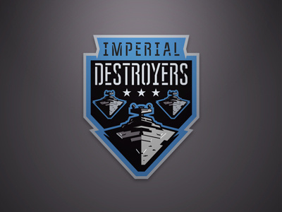 Imperial Destroyers destroyers epmire illustration imperial destroyers logo sports star wars