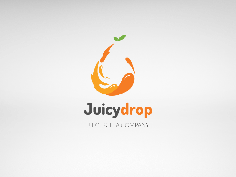 Juicydrop Logo Animation 3 after animated bar cafe creative effects graphics illustrator juice logo motion