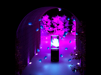 The Tunnel 3d 3dart abstract art cinema4d coronarender dailychallenge digitalart maxon render renderer visual