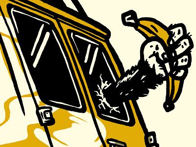 Mono Van / WIP banana blog chevy van design illustration mexico monkey mono monos y bananas van