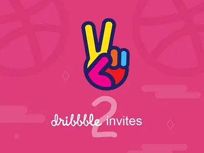 2 Dribbble Invites dribbble invite