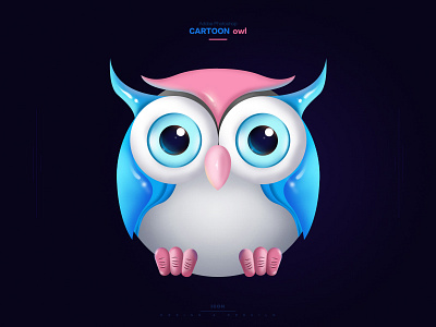 Owl Icon cartoon icon owl ps