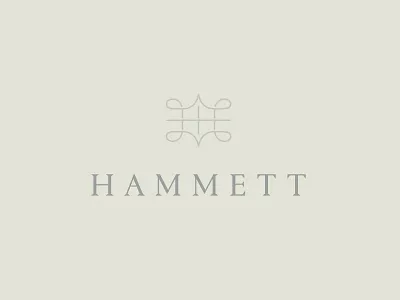 Hammett branding design identity logo