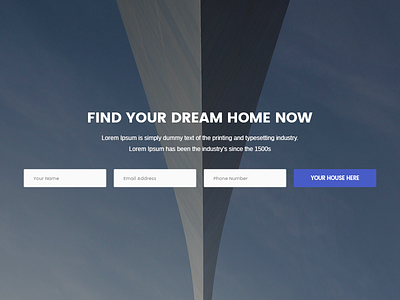 Crown - Real Estate Landing page crown envato themeforest unbounce