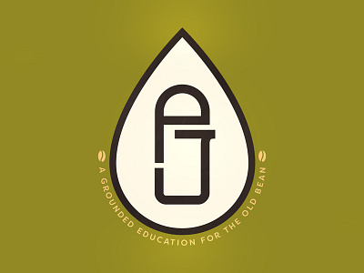 PJ Drip Monogram branding coffee drip monogram wip