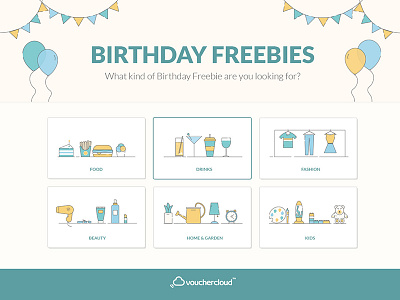 Birthday Freebies balloons birthday child design illustration kid pastel