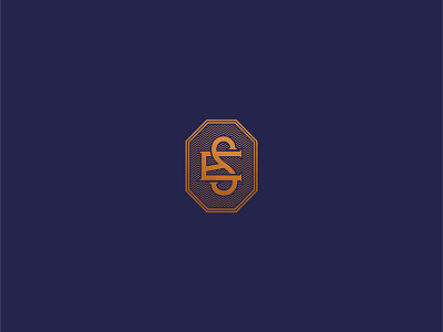 SE Monogram branding deco design logo mark seal tractorbeam type typography