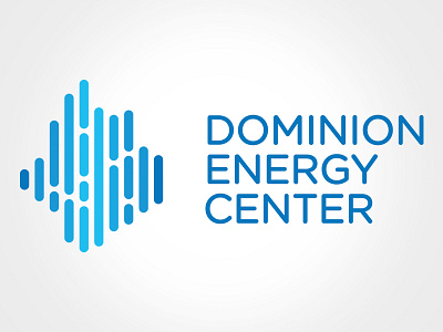 Dominion Energy Center clean design icon logo minimal simple