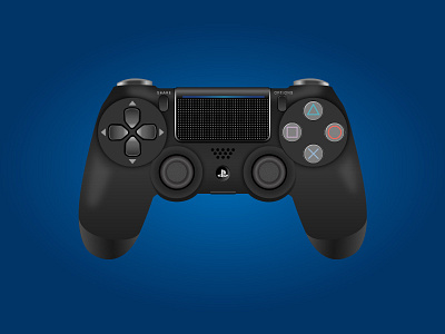 Playstation 4 Controller controller illustration playstation vector video games