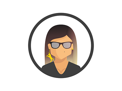 Self-portrait avatar character icon illustration portrait profile self