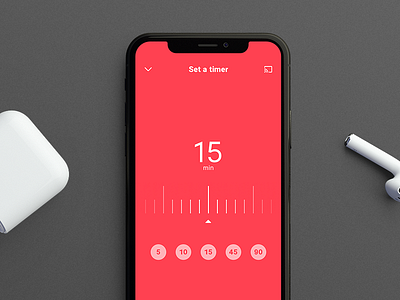 ENSO - Set timer clock countdown design iphone scroll timer tomato ui