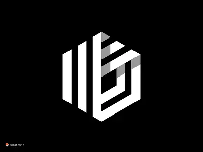B Box* identity logo mark symbol typography