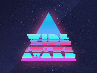 Wide Awake 80s retro