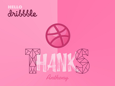 Hello by Myck bonjour brush calligraphy dribbble first handlettering hello thanks typo typography