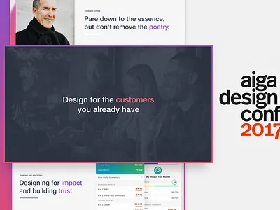 AIGA design conference keynote aiga conference impact keynote talk trust