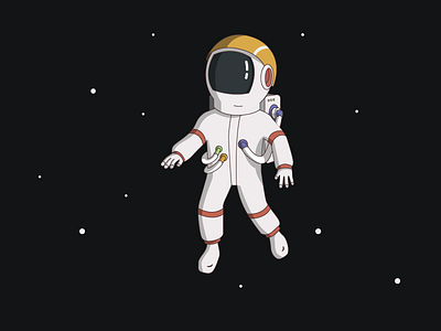Astronaut astronaut illustration space