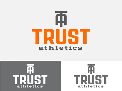 Trust Concept 3 branding crossfit fitness gym identity logo monogram