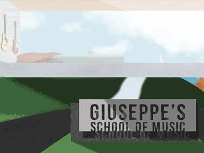 Giuseppe - House Pan 2d animation after effects animation mograph motion design motion graphics