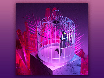 Caged the Model 3d 3dart abstract art cinema4d coronarender dailychallenge digitalart maxon render renderer visual