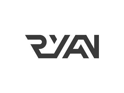 "Ryan" logotype personal branding