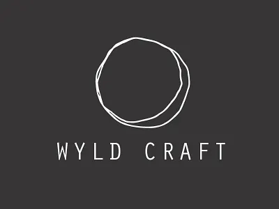 Wyld Craft Creative & Design Logo branding circle craft creative design logo minimalist moon organic wyld