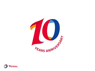 10 Years Logo 10 years anniversary logo number total