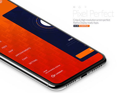 IOS & Android app UX/UI android app ios iphonex latest mobile navigation s8 side menus trend ui ux