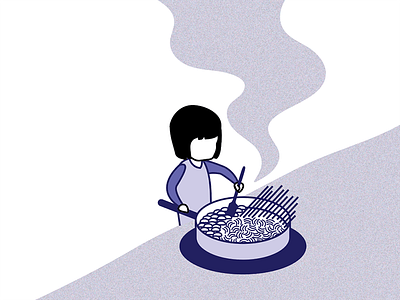 妈妈, ii art character cooking draw drawing food illustration painting person vector