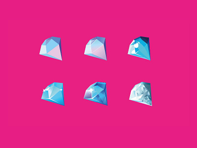 Diamonds UI Game assets asset diamonds game illustration ui vector