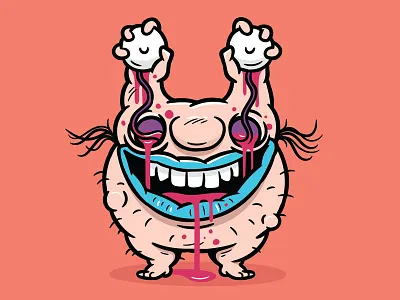 Krumm ahh real monsters illustration illustrator krumm monster nickelodeon vector vector art