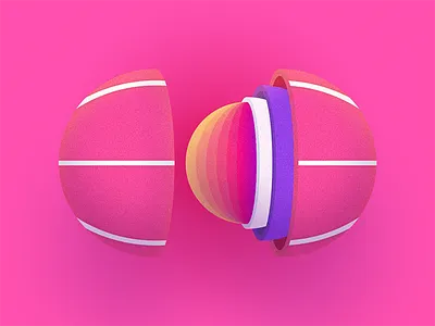 2 Dribbble Invites illustrator invitation invite invites pink two