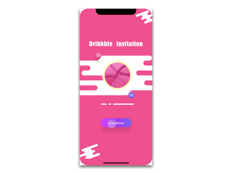 dribbble invitation dribbble、invitation、dribbble invitation、iphone x、gif